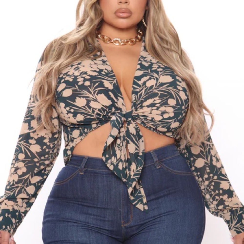 Fashion nova Off To Toronto blouse